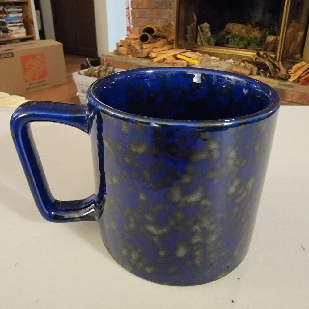 Starbucks‎ 2020 Radiant Cobalt Blue Speckled Ceramic Coffee Mug 14Oz